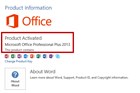 Office Activate 2013